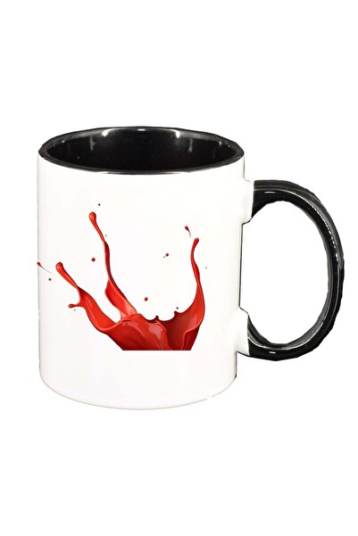 INOVATIX Cana alba personalizata, Colour, interior negru, D311, INOVATIX®. 330ml