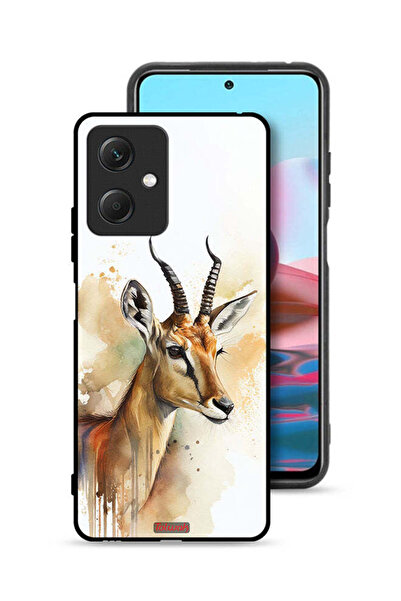 Tolwak غطاء حماية لهاتف شاومي ريدمي نوت 12 بتصميم غزال تجريدي