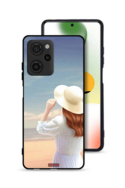 Tolwak غطاء حماية لهاتف شاومي بوكو X5 برو - قبعة فتاة واقفة