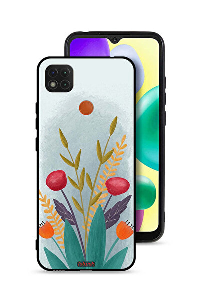 Tolwak غطاء حماية لهاتف شاومي ريدمي 10A برسومات نباتية