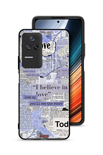 Tolwak غطاء حماية لهاتف شاومي ريدمي K50 برو - قطع من الصحف