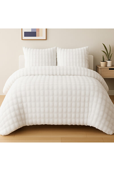 Home Tavşan Tüyü Çift Kişilik Uyku Seti