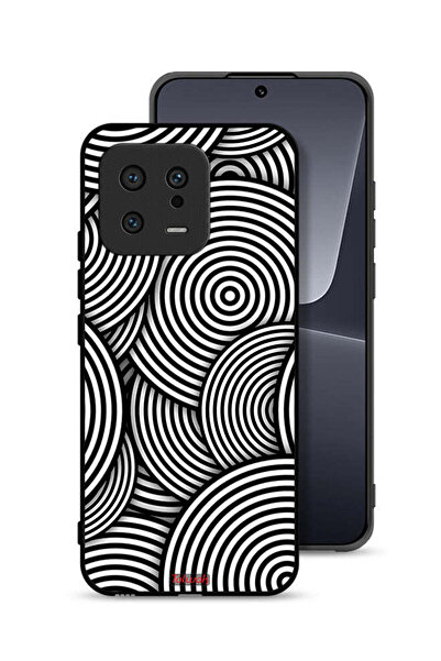 Tolwak غطاء حماية لهاتف شاومي 13 بنمط دوائر وهمية