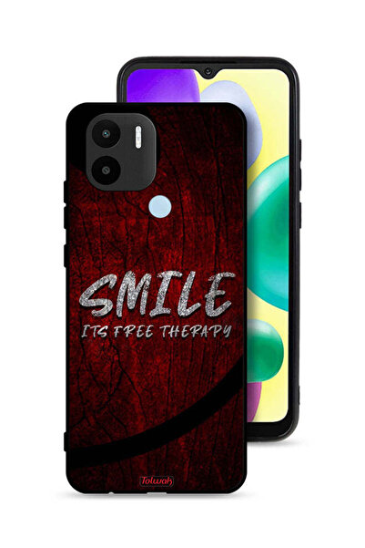 Tolwak Xiaomi Redmi A1 Plus Protective Case Cover Smile Its Free Therapy