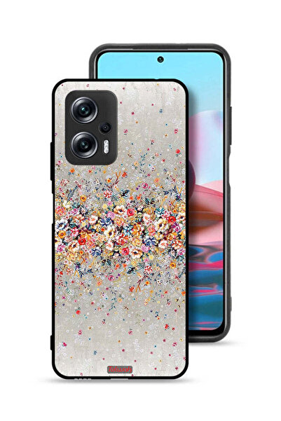 Tolwak غطاء حماية لهاتف شاومي ريدمي نوت 11T برو 5G، زهور صغيرة، فن تجريدي