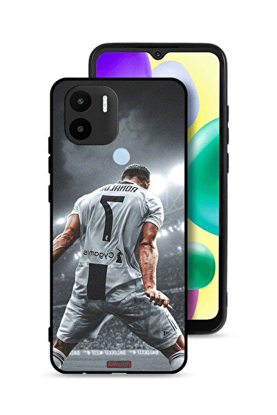 Tolwak غطاء حماية لهاتف Xiaomi Redmi A1 Plus بطبعة احتفال كريستيانو رونالدو