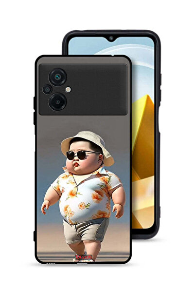 Tolwak Xiaomi Poco M5 4G Protective Case Cover Fatty Stylish Baby Boy
