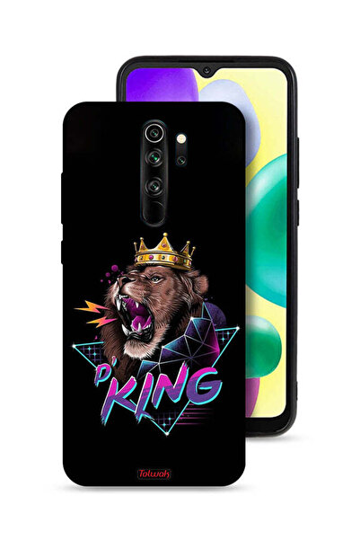 Tolwak غطاء حماية لهاتف شاومي ريدمي نوت 8 برو برسومات الأسد الملك