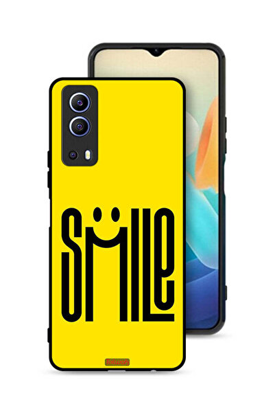 Tolwak Vivo Y72 5G Protective Case Cover Smile Art