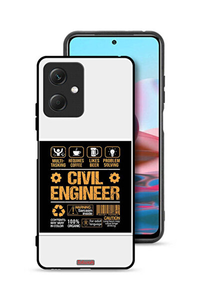 Tolwak غطاء حماية لهاتف شاومي ريدمي نوت 12 - ملصق مهندس مدني