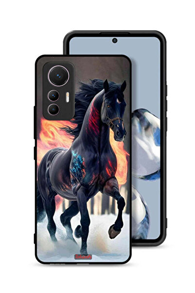 Tolwak غطاء حماية لهاتف شاومي 12 لايت بتصميم حصان عالي الوضوح