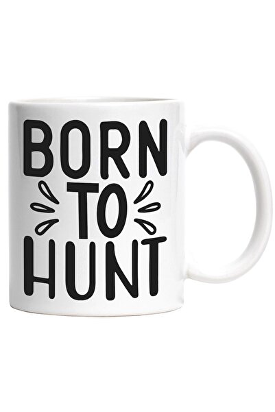 INOVATIX Εξατομικευμένη λευκή κούπα, για όσους γεννήθηκαν για κυνήγι - πάθος,...