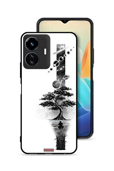 Tolwak غطاء حماية Vivo Y77e 5G بتصميم فن الأرض والفضاء