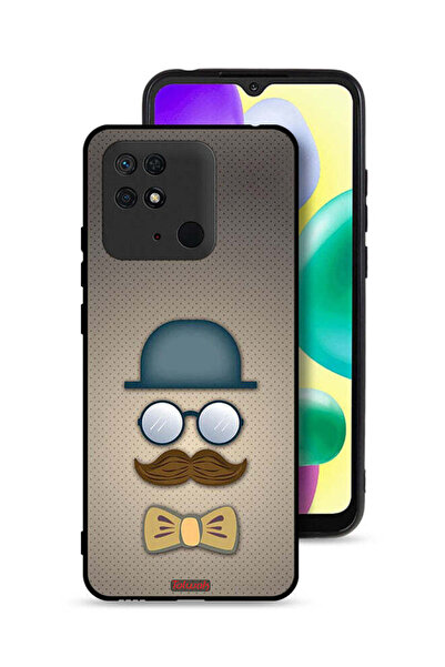 Tolwak غطاء حماية لهاتف شاومي ريدمي 10 سي برسومات رأس الرجل