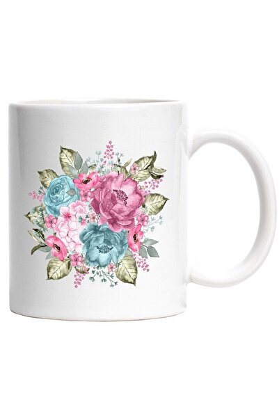 INOVATIX Cana alba personalizata, Buchet, Flori, Pastel, Frunze, INOVATIX®. 3...