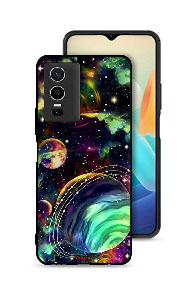 Tolwak غطاء حماية بتصميم كوكبي لهاتف Vivo Y76 5G