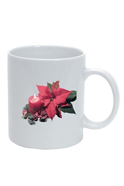 INOVATIX Персонализирана бяла чаша, Коледа, бяла, D174, INOVATIX®. 330 мл