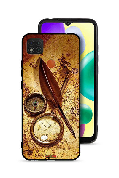 Tolwak غطاء حماية لهاتف شاومي ريدمي 10A بتصميم بوصلة عتيقة