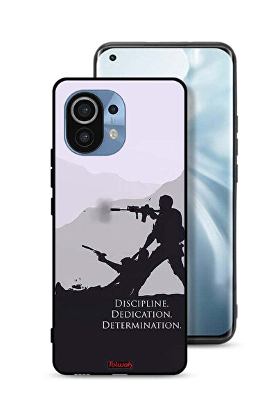 Tolwak Xiaomi Mi 11 Protective Case Cover Discipline Dedication Determination