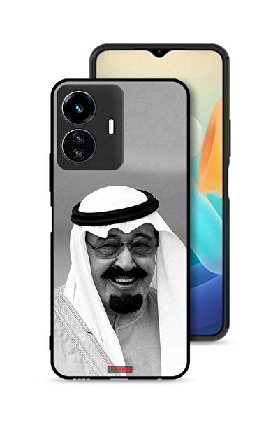 Tolwak غطاء حماية لهاتف فيفو Y77e 5G صورة الملك عبد الله مبتسمًا