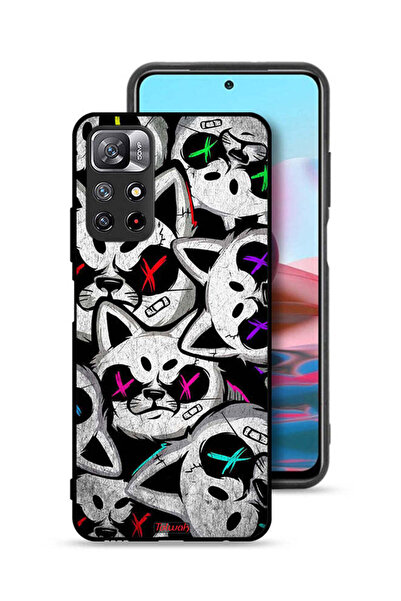 Tolwak غطاء حماية لهاتف شاومي ريدمي نوت 11 4G بطبعة قطط مارشميلو