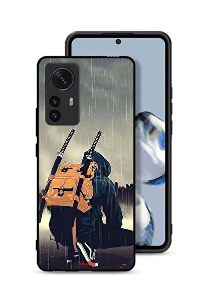 Tolwak غطاء حماية لهاتف شاومي 12 بتصميم سيف ساموراي الرقمي