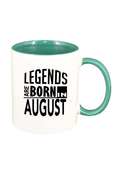 INOVATIX Персонализирана бяла чаша, Legend, зелена вътрешност, D81, INOVATIX®...