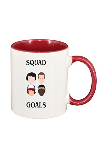 INOVATIX Cana alba personalizata, Stranger Things, interior rosu-inchis, D1298, INOVATIX®. 330ml