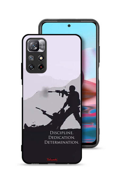 Tolwak غطاء حماية لهاتف شاومي ريدمي نوت 11 4G بتصميم انضباط وتفانٍ وتصميم