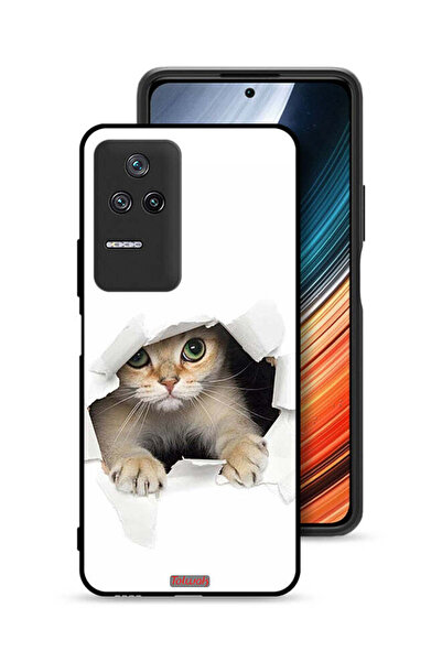 Tolwak غطاء حماية لهاتف Xiaomi Poco F4 بتصميم قطة