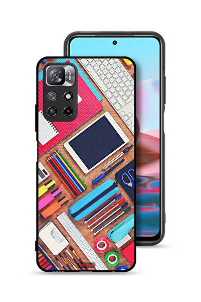 Tolwak غطاء حماية لهاتف شاومي ريدمي نوت 11 4G بتصميم فتاة هوبي ديسك