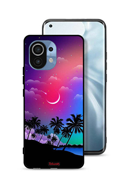 Tolwak Xiaomi Mi 11 Protective Case Cover Moon In Night Art