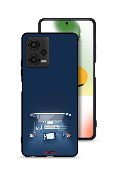 Tolwak غطاء حماية لجهاز شاومي بوكو X5 - فن مكتب الكمبيوتر