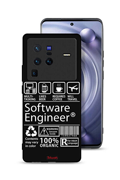 Tolwak غطاء حماية لجهاز Vivo X80 Pro، ملصق مهندس برمجيات