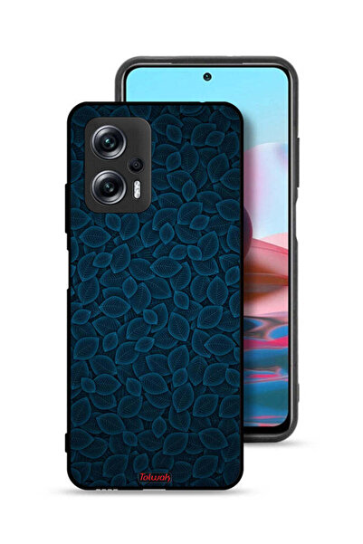 Tolwak غطاء حماية لهاتف شاومي ريدمي نوت 11T برو بلس 5G بنقشة أوراق فنية رقمية