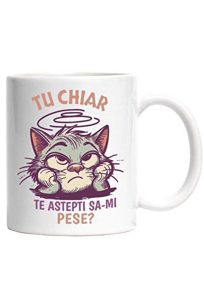 INOVATIX Персонализирана бяла чаша, „Скучен и придирчив. Наистина очакваше да...