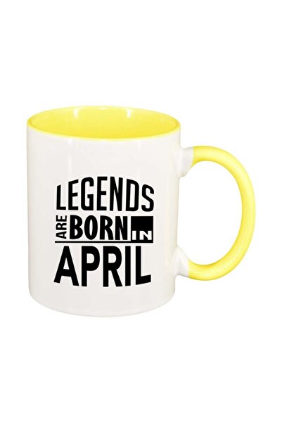 INOVATIX Εξατομικευμένη λευκή κούπα, Υπόμνημα, κίτρινο εσωτερικό, D79, INOVAT...