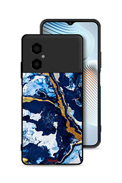 Tolwak Xiaomi Poco M4 5G Protective Case Cover Glitch Texture Art