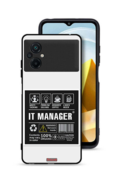 Tolwak Xiaomi Poco M5 4G Protective Case Cover It Manager Sticker