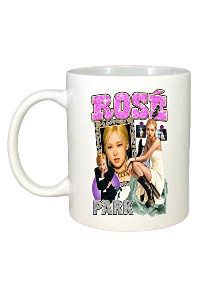 INOVATIX Cana Alba Personalizata, Formatia/trupa Rose Park, Maner Si Interior Alb, ®. 330ml