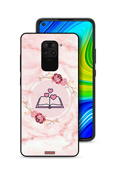 Tolwak غطاء حماية لهاتف شاومي ريدمي نوت 9 بتصميم ثلاثة قلوب على كتاب