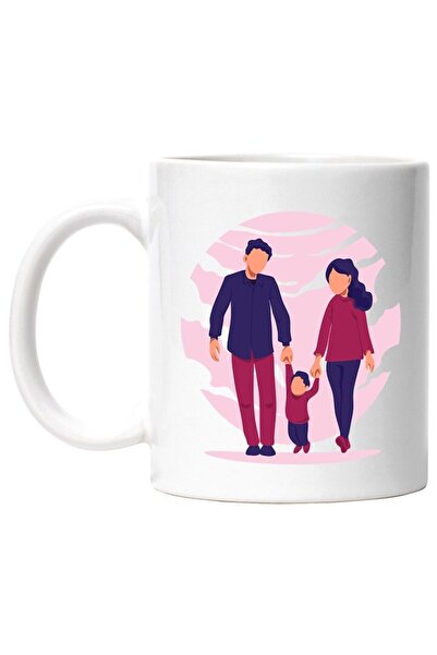 INOVATIX Cana alba personalizata, Familie, Parinti, Copil, Cerc, INOVATIX®. 3...