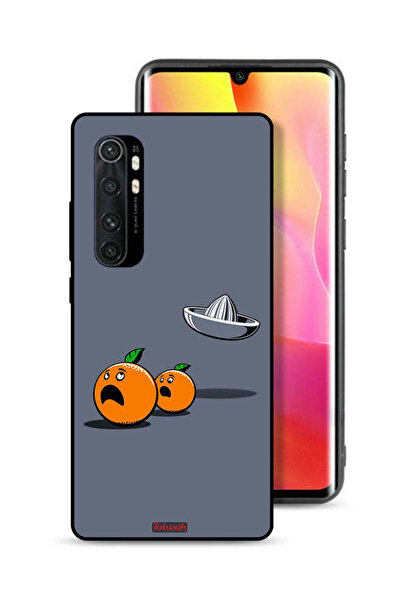 Tolwak غطاء حماية لهاتف شاومي مي نوت 10 لايت بتصميم فني رقمي بسيط وفكاهي