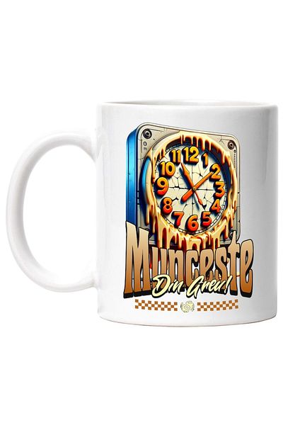 INOVATIX Personalized white mug, Timoul Trece Motvational Work Hard!, INOVATIX®. 330ml