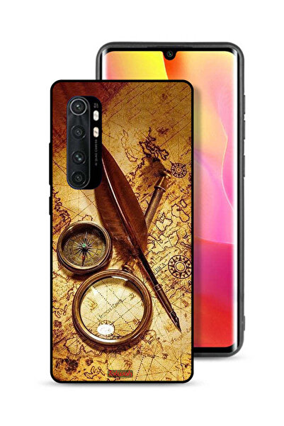 Tolwak غطاء حماية لهاتف شاومي مي نوت 10 لايت بتصميم بوصلة عتيقة