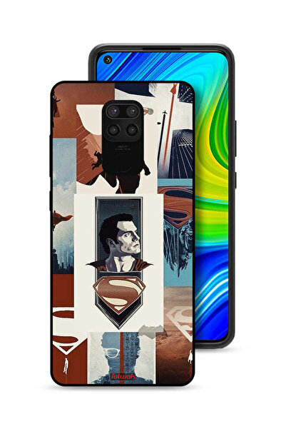 Tolwak غطاء حماية لهاتف شاومي ريدمي نوت 9 برسومات سوبرمان