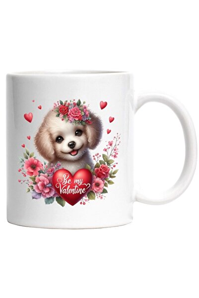 INOVATIX Cană albă personalizată, Fii Valentinul meu, Ziua Îndrăgostiților, I...