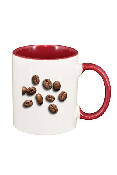 INOVATIX Cana alba personalizata, Caffee Beans, εσωτερικό rosu, D270, INOVATI...