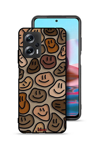 Tolwak غطاء حماية لهاتف شاومي ريدمي نوت 11T برو 5G برسومات وجوه مبتسمة