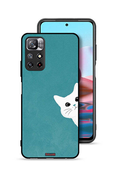 Tolwak غطاء حماية لهاتف شاومي ريدمي نوت 11 4G بتصميم قطة